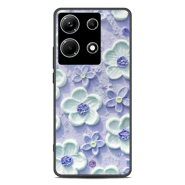 Floral Series Soft Phone Case - Premium Glass Case - Design 4 - Infinix Note 30