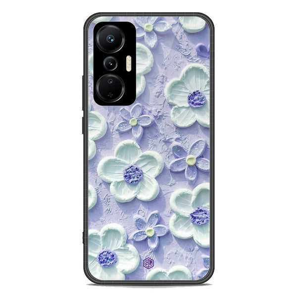 Floral Series Soft Phone Case - Premium Glass Case - Design 4 - Infinix Hot 20S