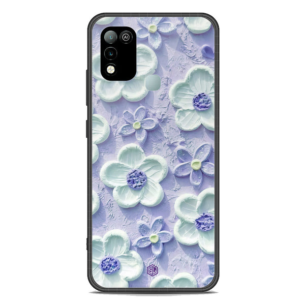 Floral Series Soft Phone Case - Premium Glass Case - Design 4 - Infinix Hot 10 Play
