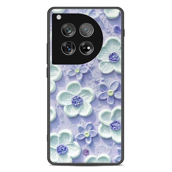 Floral Series Soft Phone Case - Premium Glass Case - Design 4 - OnePlus 12