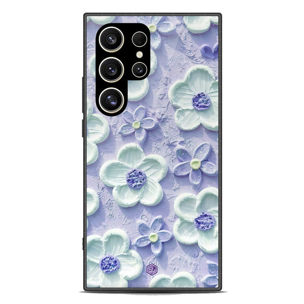 Floral Series Soft Phone Case - Premium Glass Case - Design 4 - Samsung Galaxy S24 Ultra