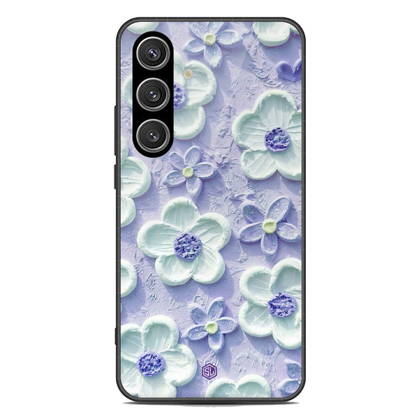Floral Series Soft Phone Case - Premium Glass Case - Design 4 - Samsung Galaxy S24 Plus