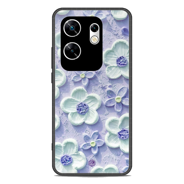 Floral Series Soft Phone Case - Premium Glass Case - Design 4 - Infinix Zero 30 4G