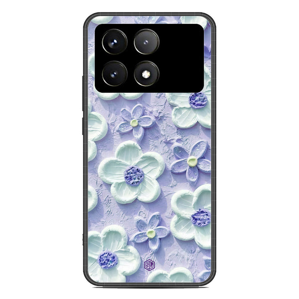 Floral Series Soft Phone Case - Premium Glass Case - Design 4 - Xiaomi Poco F6 Pro