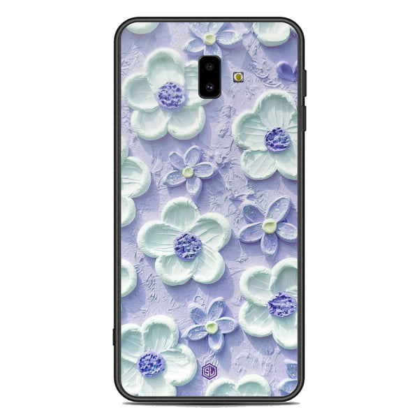 Floral Series Soft Phone Case - Premium Glass Case - Design 4 - Samsung Galaxy J6 Plus 2018
