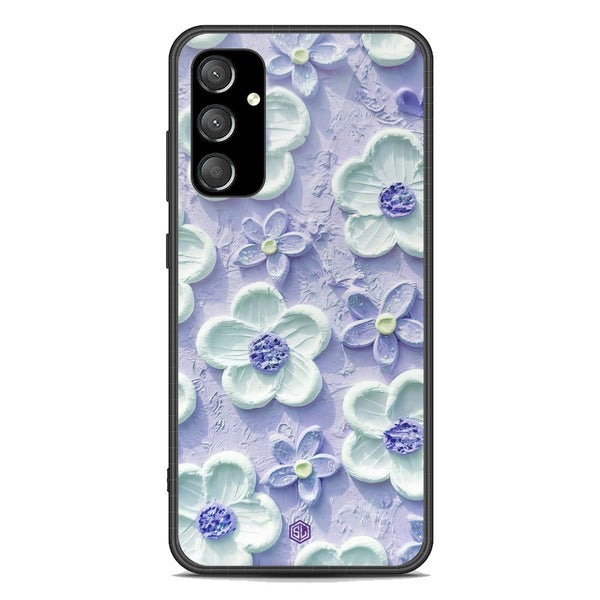 Floral Series Soft Phone Case - Premium Glass Case - Design 4 - Samsung Galaxy A54 5G