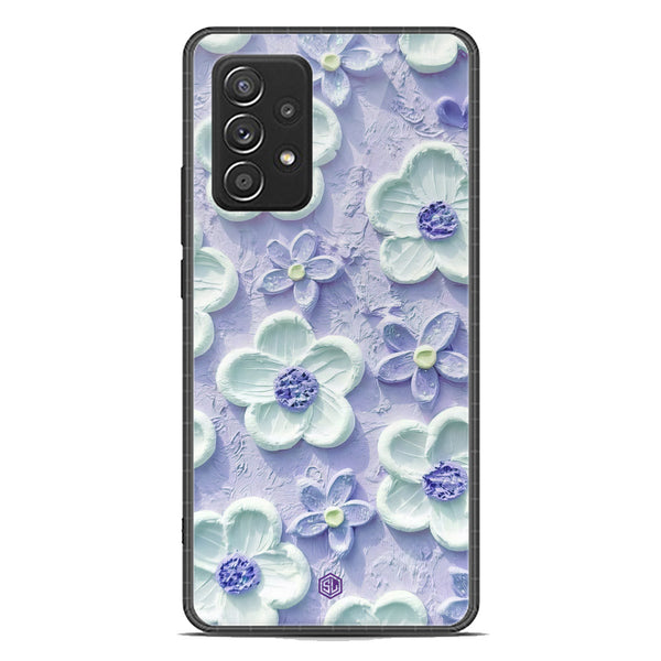 Floral Series Soft Phone Case - Premium Glass Case - Design 4 - Samsung Galaxy A52s 5G