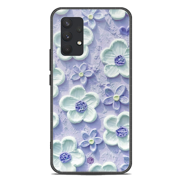 Floral Series Soft Phone Case - Premium Glass Case - Design 4 - Samsung Galaxy A32