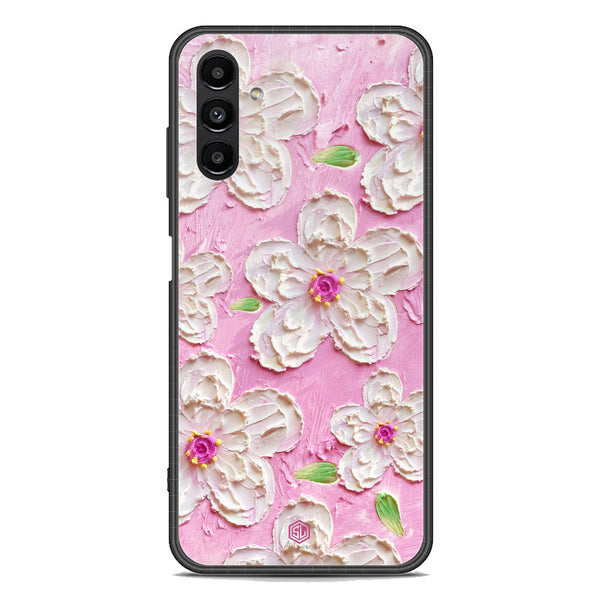 Floral Series Soft Phone Case - Premium Glass Case - Design 5 - Samsung Galaxy A13 5G
