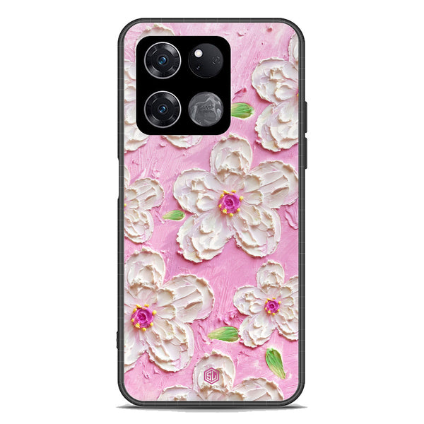 Floral Series Soft Phone Case - Premium Glass Case - Design 5 - OnePlus Ace Racing