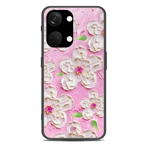 Floral Series Soft Phone Case - Premium Glass Case - Design 5 - OnePlus Ace 2V