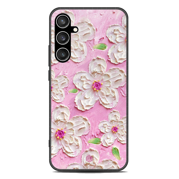 Floral Series Soft Phone Case - Premium Glass Case - Design 5 - Samsung Galaxy S23 FE