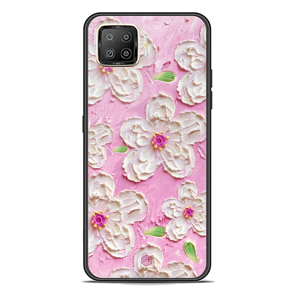 Floral Series Soft Phone Case - Premium Glass Case - Design 5 - Oppo Reno 4 Lite