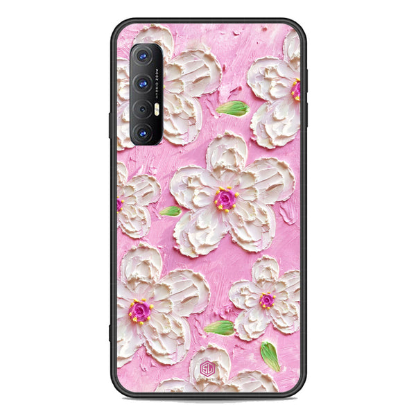 Floral Series Soft Phone Case - Premium Glass Case - Design 5 - Oppo Reno 3 Pro