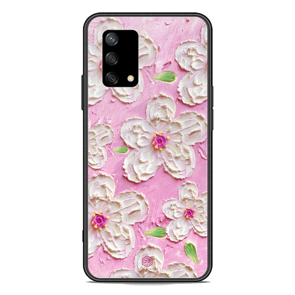 Floral Series Soft Phone Case - Premium Glass Case - Design 5 - Oppo F19