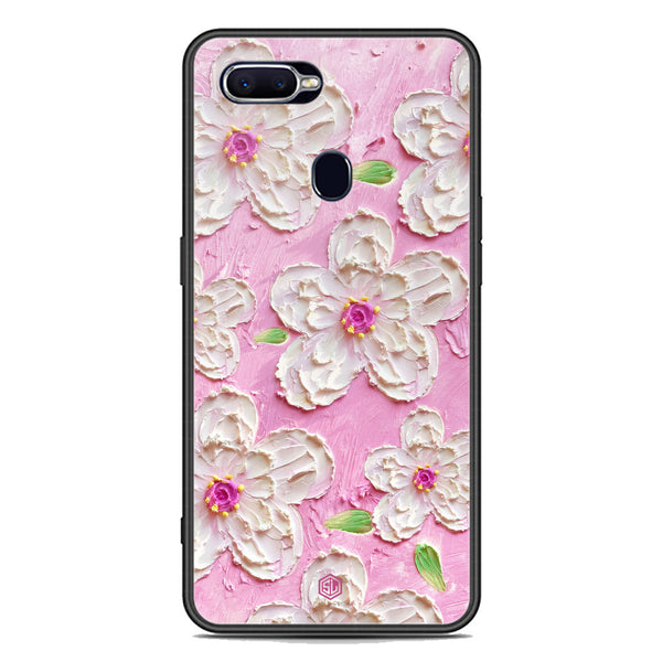 Floral Series Soft Phone Case - Premium Glass Case - Design 5 - Oppo F9 Pro