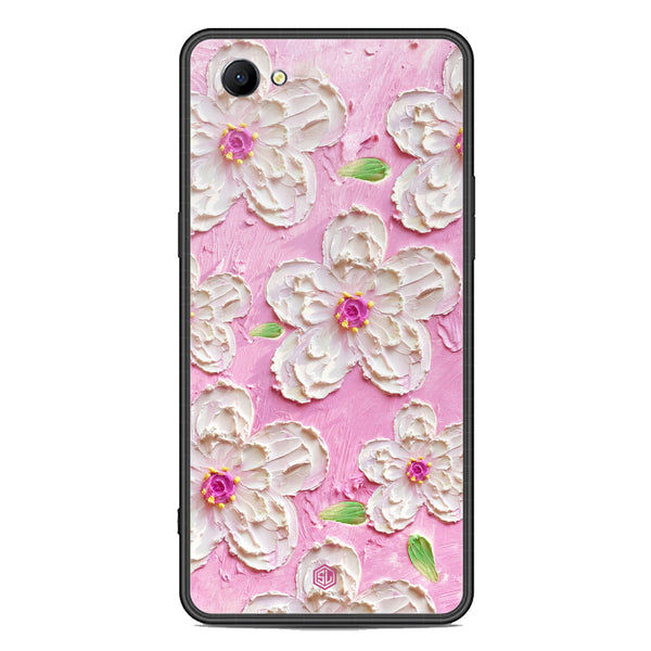 Floral Series Soft Phone Case - Premium Glass Case - Design 5 - Oppo A83