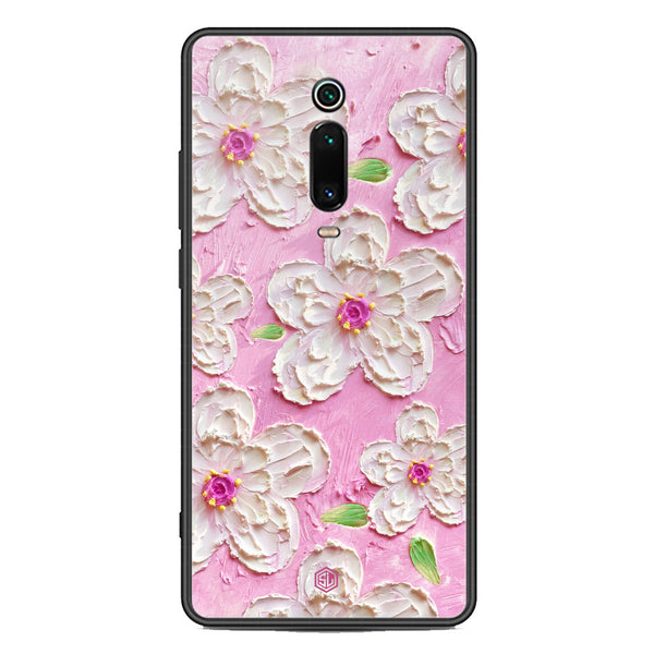 Floral Series Soft Phone Case - Premium Glass Case - Design 5 - Xiaomi Redmi K20 Pro