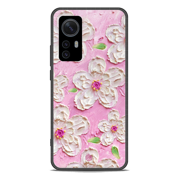 Floral Series Soft Phone Case - Premium Glass Case - Design 5 - Xiaomi 12S