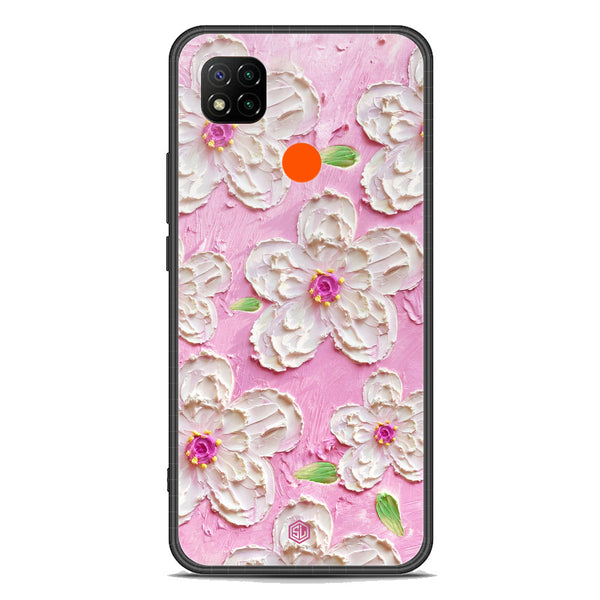 Floral Series Soft Phone Case - Premium Glass Case - Design 5 - Xiaomi Redmi 10A