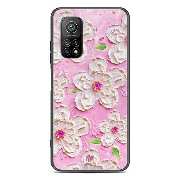 Floral Series Soft Phone Case - Premium Glass Case - Design 5 - Xiaomi Mi 10T Pro