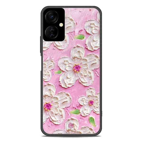 Floral Series Soft Phone Case - Premium Glass Case - Design 5 - Tecno Camon 19 Neo