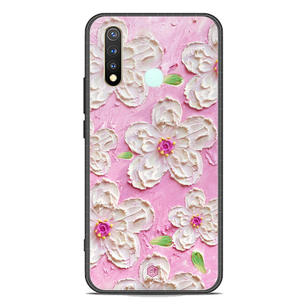 Floral Series Soft Phone Case - Premium Glass Case - Design 5 - Vivo Y19