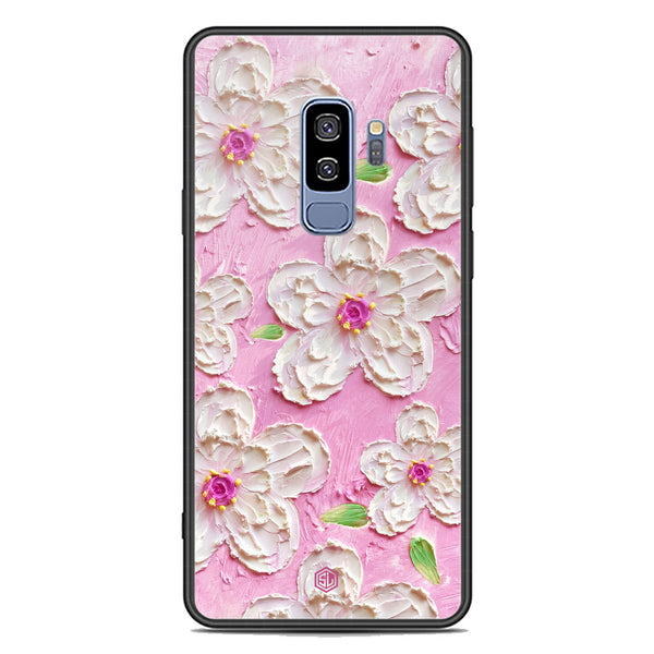 Floral Series Soft Phone Case - Premium Glass Case - Design 5 - Samsung Galaxy S9 Plus