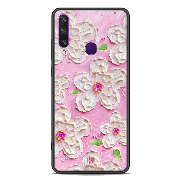 Floral Series Soft Phone Case - Premium Glass Case - Design 5 - Huawei Y6p