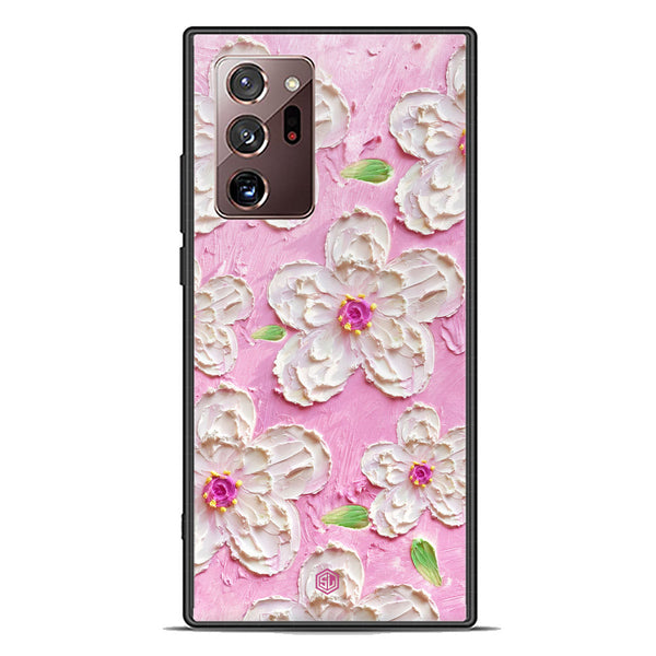 Floral Series Soft Phone Case - Premium Glass Case - Design 5 - Samsung Galaxy Note 20 Ultra