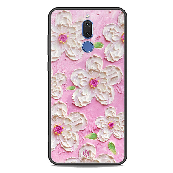 Floral Series Soft Phone Case - Premium Glass Case - Design 5 - Huawei Mate 10 Lite