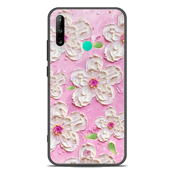 Floral Series Soft Phone Case - Premium Glass Case - Design 5 - Honor 9C