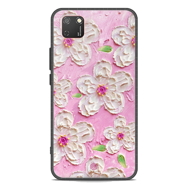 Floral Series Soft Phone Case - Premium Glass Case - Design 5 - Honor 9S