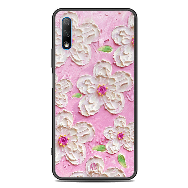Floral Series Soft Phone Case - Premium Glass Case - Design 5 - Honor 9x