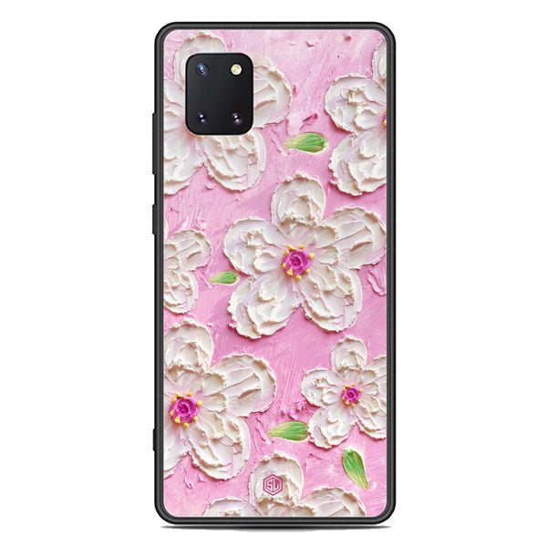 Floral Series Soft Phone Case - Premium Glass Case - Design 5 - Samsung Galaxy Note 10 Lite