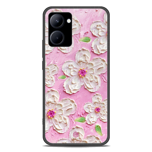 Floral Series Soft Phone Case - Premium Glass Case - Design 5 - Realme C33