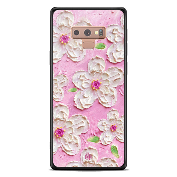 Floral Series Soft Phone Case - Premium Glass Case - Design 5 - Samsung Galaxy Note 9