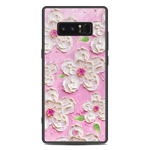 Floral Series Soft Phone Case - Premium Glass Case - Design 5 - Samsung Galaxy Note 8