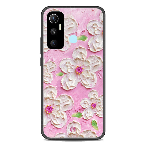 Floral Series Soft Phone Case - Premium Glass Case - Design 5 - Infinix Hot 11
