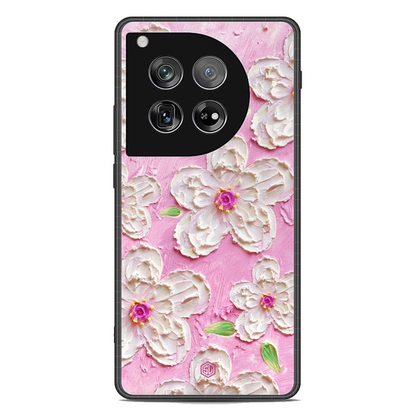 Floral Series Soft Phone Case - Premium Glass Case - Design 5 - OnePlus 12