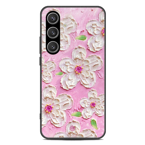 Floral Series Soft Phone Case - Premium Glass Case - Design 5 - Samsung Galaxy S24 Plus