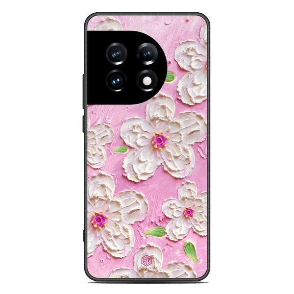 Floral Series Soft Phone Case - Premium Glass Case - Design 5 - OnePlus Ace 2 Pro