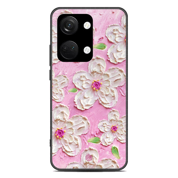 Floral Series Soft Phone Case - Premium Glass Case - Design 5 - OnePlus Ace 2V