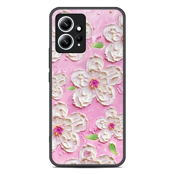 Floral Series Soft Phone Case - Premium Glass Case - Design 5 - Xiaomi Redmi Note 12 4G