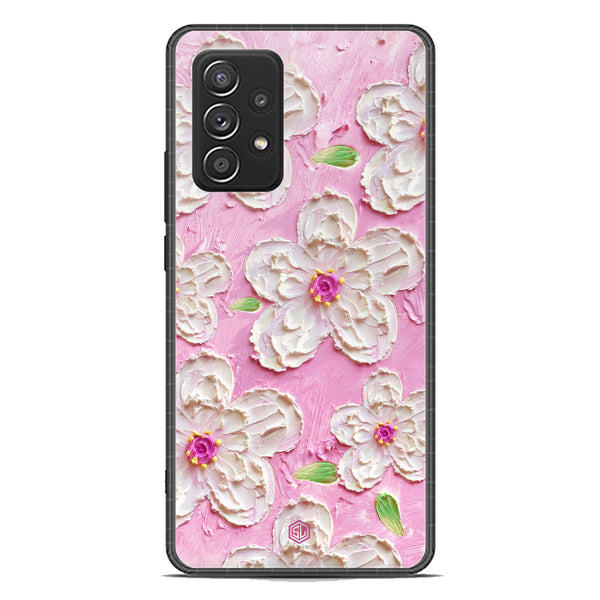 Floral Series Soft Phone Case - Premium Glass Case - Design 5 - Samsung Galaxy A52s 5G