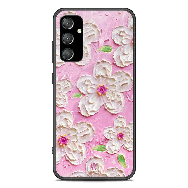 Floral Series Soft Phone Case - Premium Glass Case - Design 5 - Samsung Galaxy A34 5G