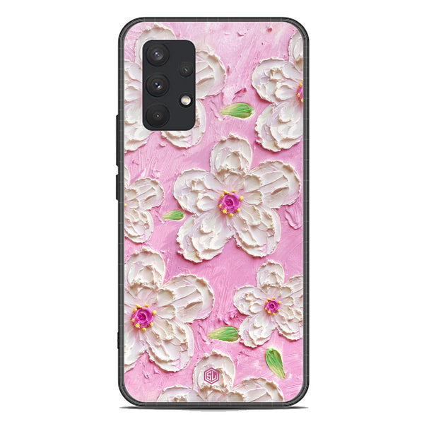 Floral Series Soft Phone Case - Premium Glass Case - Design 5 - Samsung Galaxy A32
