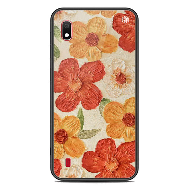 Floral Series Soft Phone Case - Premium Glass Case - Design 6 - Samsung Galaxy A10
