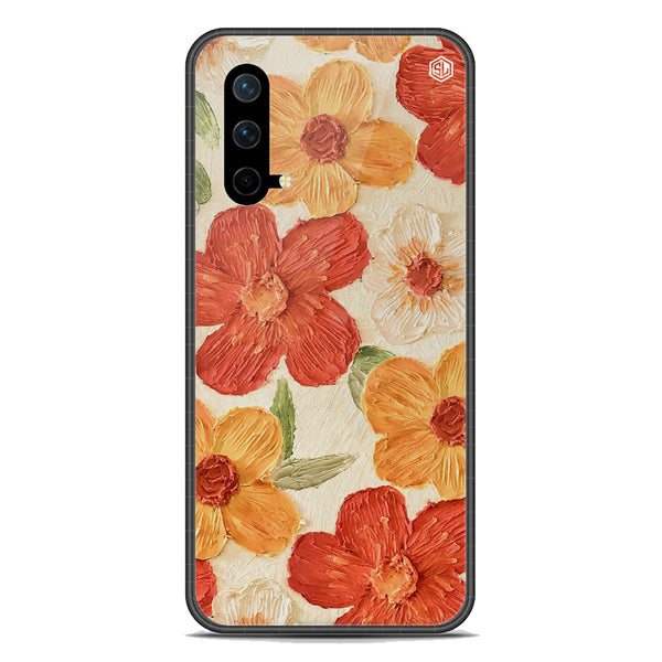 Floral Series Soft Phone Case - Premium Glass Case - Design 6 - OnePlus Nord CE 5G