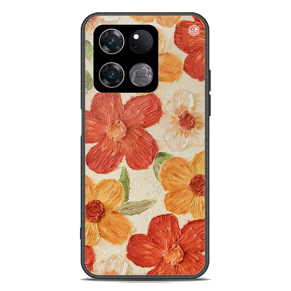 Floral Series Soft Phone Case - Premium Glass Case - Design 6 - OnePlus Ace Racing